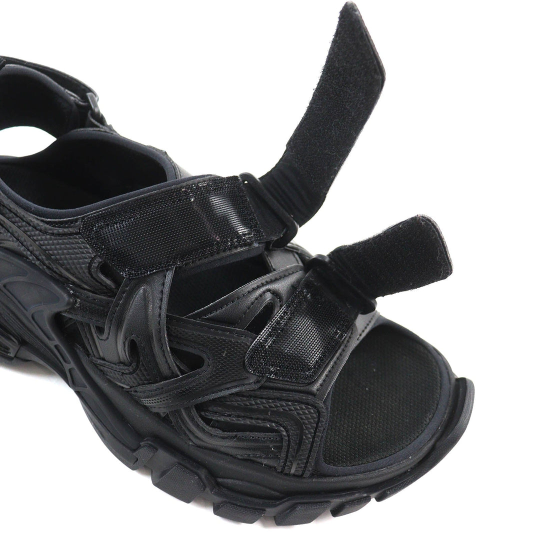 BALENCIAGA Sandals 617543 Upper, fabric, rubber black TRACK Women 37 Used Authentic