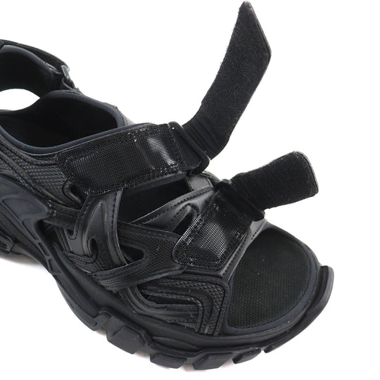 BALENCIAGA Sandals 617543 Upper, fabric, rubber black TRACK Women 37 Used Authentic