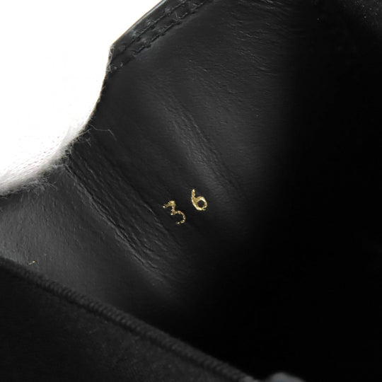 MONCLER short boots Main: Leather black Coralyne Women 36 Used Authentic