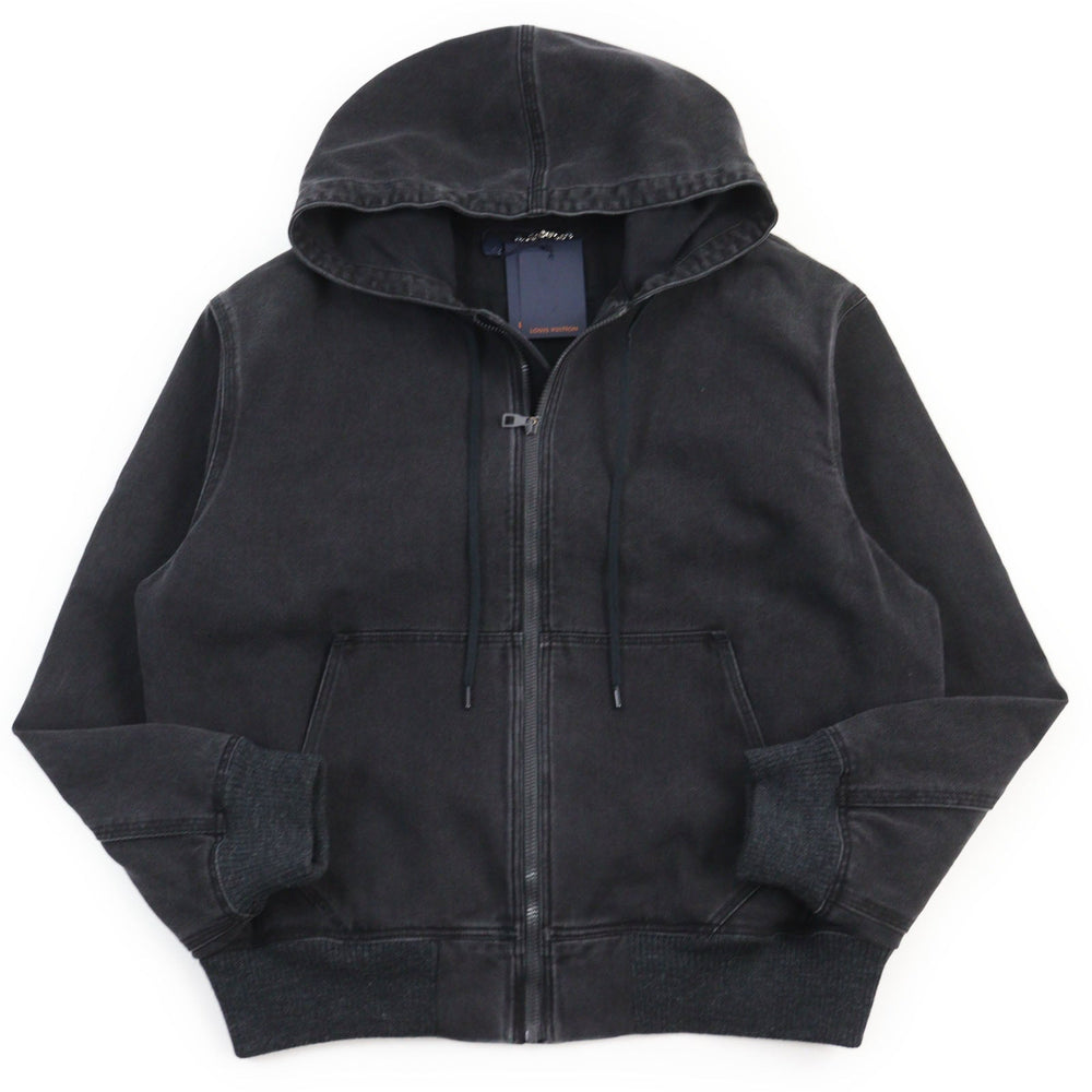 LOUIS VUITTON Jacket 1A5PAV Outer: 100% cotton, Lining: 100% cotton, Part: 100% wool, Filling: 100% polyester black mens 50 Used Authentic