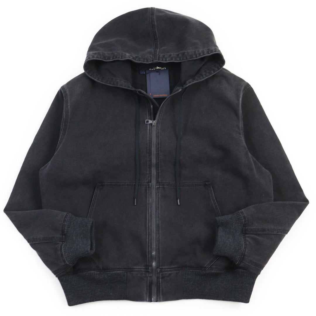 LOUIS VUITTON Jacket 1A5PAV Outer: 100% cotton, Lining: 100% cotton, Part: 100% wool, Filling: 100% polyester black mens 50 Used Authentic