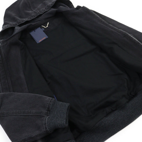 LOUIS VUITTON Jacket 1A5PAV Outer: 100% cotton, Lining: 100% cotton, Part: 100% wool, Filling: 100% polyester black mens 50 Used Authentic