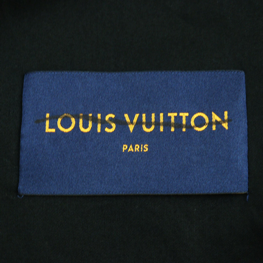 LOUIS VUITTON Jacket 1A5PAV Outer: 100% cotton, Lining: 100% cotton, Part: 100% wool, Filling: 100% polyester black mens 50 Used Authentic