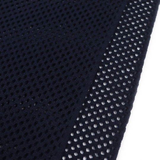 HERMES Stall Main: 100% cashmere Navy Maille fillet mens(Unisex) Used Authentic