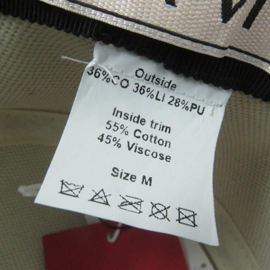 ROGERVIVIER hat REWH00111L0DAOB999 Main: 36% cotton, Main: 36% linen, Main: 28% polyurethane, Lining: 55% cotton, Lining: 45% rayon Black Ivory Cherry's Wink Women M Used Authentic
