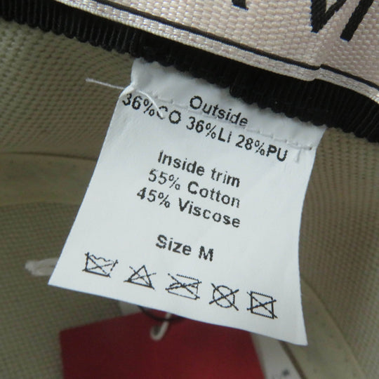 ROGERVIVIER hat REWH00111L0DAOB999 Main: 36% cotton, Main: 36% linen, Main: 28% polyurethane, Lining: 55% cotton, Lining: 45% rayon Black Ivory Cherry's Wink Women M Used Authentic