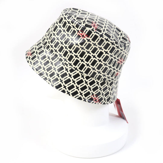 ROGERVIVIER hat REWH00111L0DAOB999 Main: 36% cotton, Main: 36% linen, Main: 28% polyurethane, Lining: 55% cotton, Lining: 45% rayon Black Ivory Cherry's Wink Women M Used Authentic