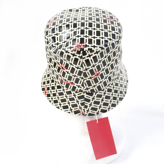 ROGERVIVIER hat REWH00111L0DAOB999 Main: 36% cotton, Main: 36% linen, Main: 28% polyurethane, Lining: 55% cotton, Lining: 45% rayon Black Ivory Cherry's Wink Women M Used Authentic