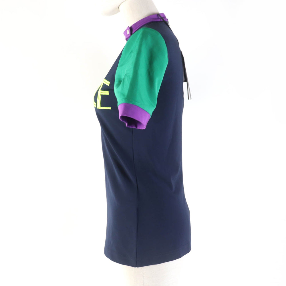 VERSACE Cut Main: 90% rayon, Main: 10% polyurethane, Part: 100% polyester multicolor Women 38 Used Authentic