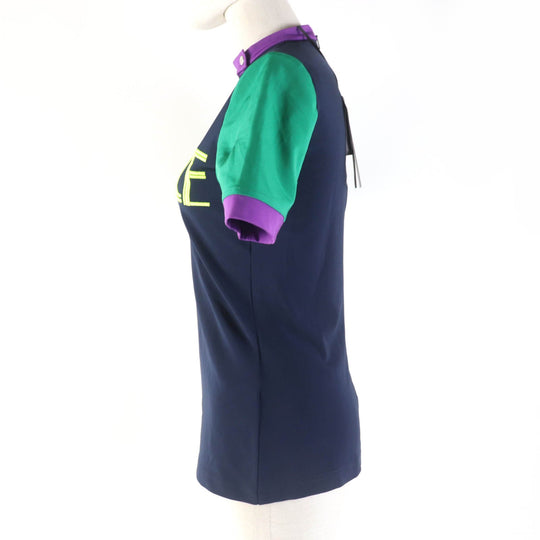 VERSACE Cut Main: 90% rayon, Main: 10% polyurethane, Part: 100% polyester multicolor Women 38 Used Authentic