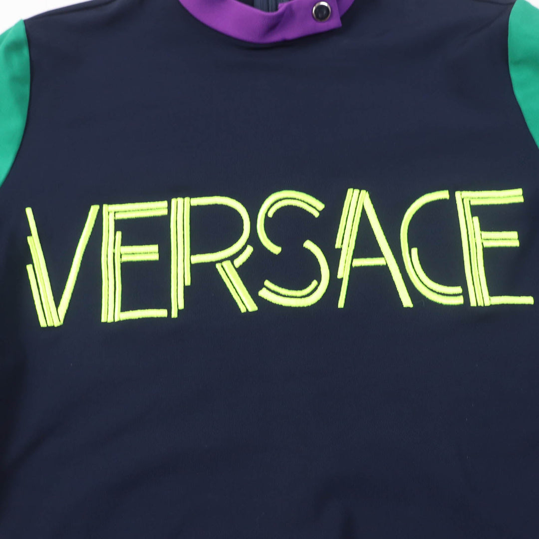 VERSACE Cut Main: 90% rayon, Main: 10% polyurethane, Part: 100% polyester multicolor Women 38 Used Authentic