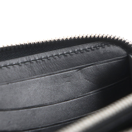 Berluti Long Wallet Purse Main: Scritto leather Navy Itauba mens Used Authentic
