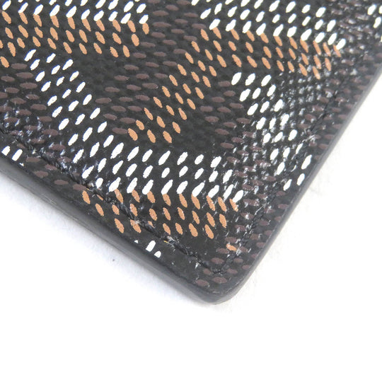 GOYARD Card Case APM107-01 Main: Leather, Main: PVC black Saint Sulpice mens Used Authentic