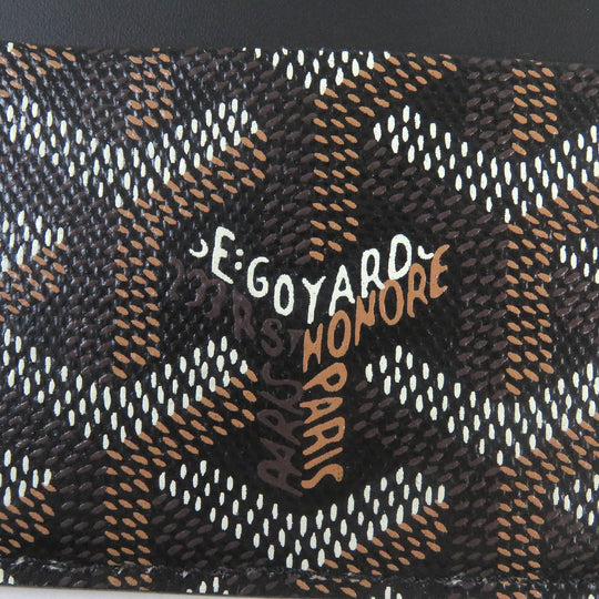 GOYARD Card Case APM107-01 Main: Leather, Main: PVC black Saint Sulpice mens Used Authentic