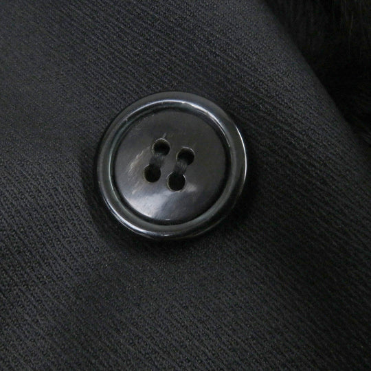 Dupont Stainless collar coat Outer: 100% silk, Lining: 100% cupra, Liner: Liss fur Dark Navy type mens L 48 Used Authentic
