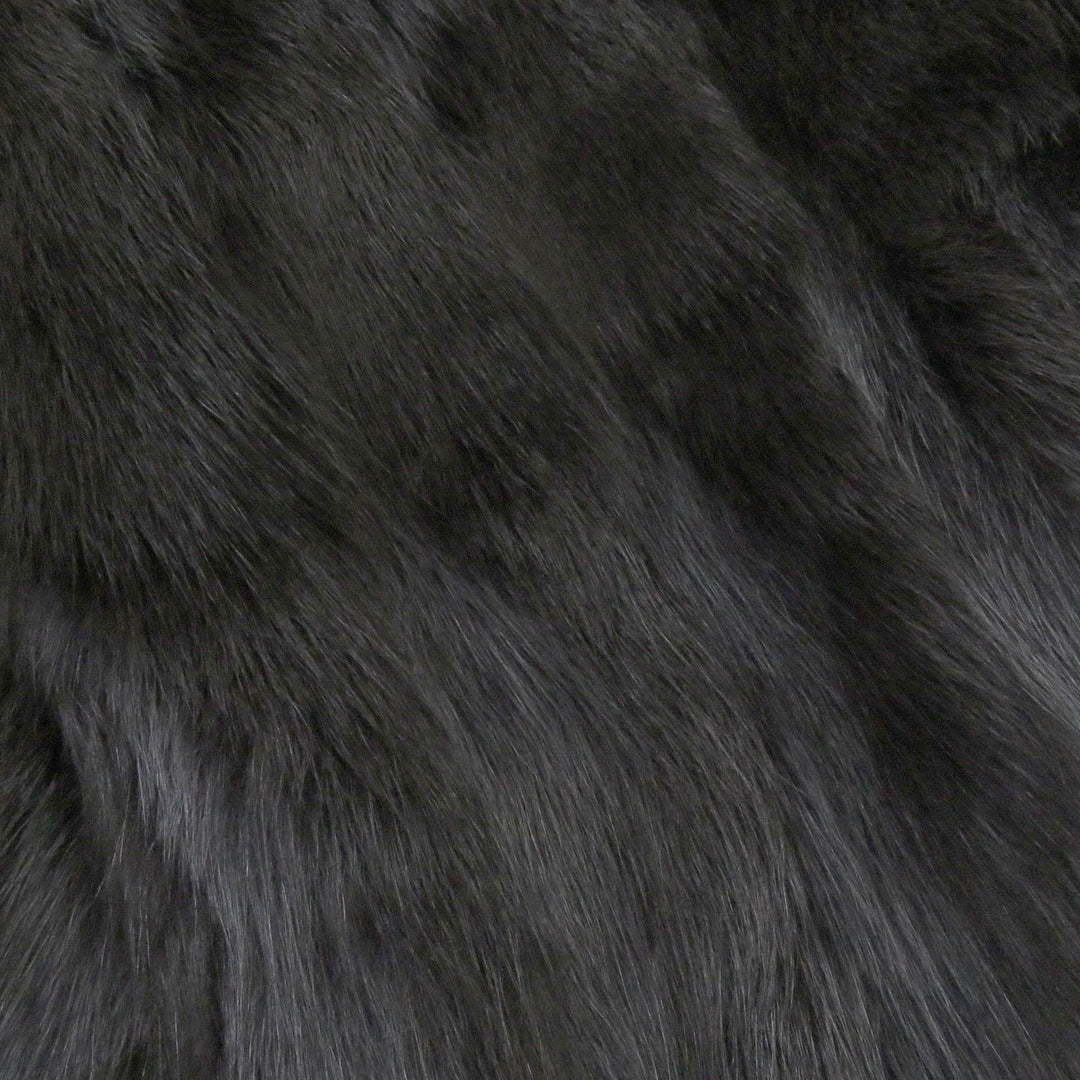 Dupont Stainless collar coat Outer: 100% silk, Lining: 100% cupra, Liner: Liss fur Dark Navy type mens L 48 Used Authentic