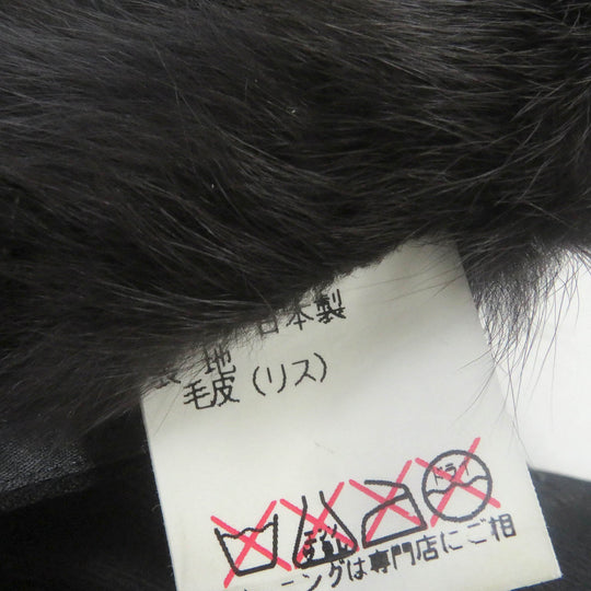 Dupont Stainless collar coat Outer: 100% silk, Lining: 100% cupra, Liner: Liss fur Dark Navy type mens L 48 Used Authentic