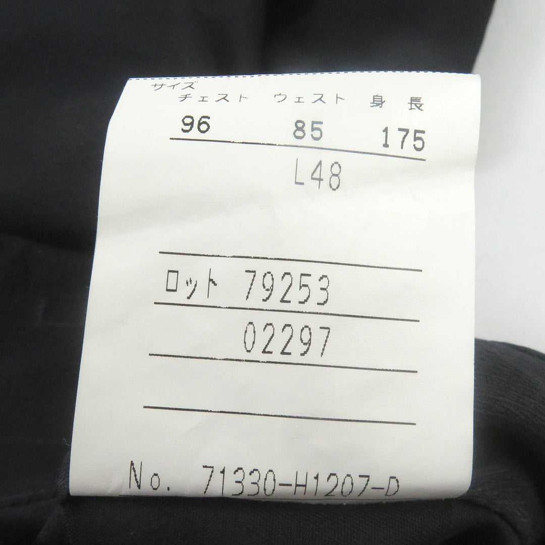 Dupont Stainless collar coat Outer: 100% silk, Lining: 100% cupra, Liner: Liss fur Dark Navy type mens L 48 Used Authentic