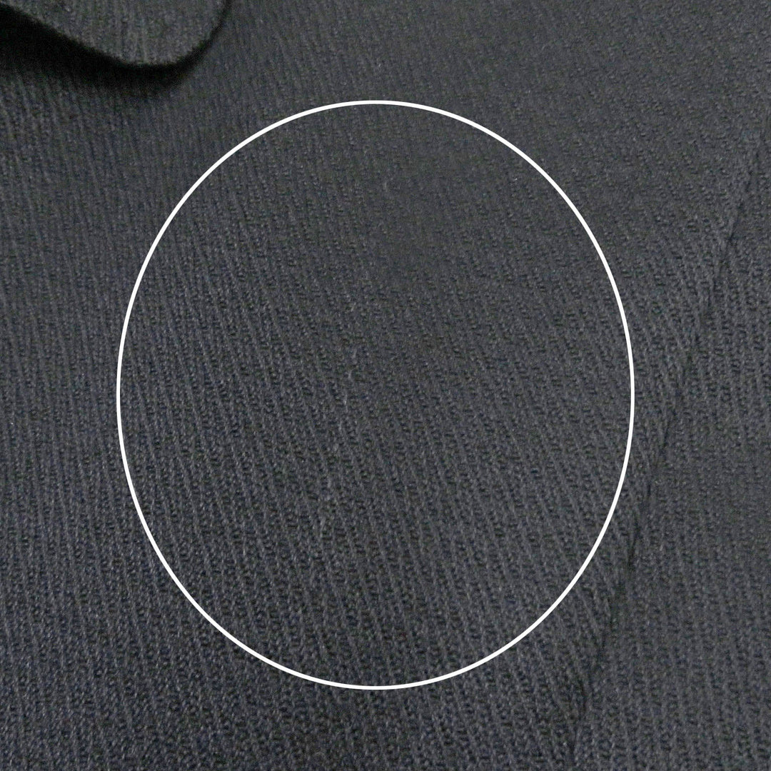 Dupont Stainless collar coat Outer: 100% silk, Lining: 100% cupra, Liner: Liss fur Dark Navy type mens L 48 Used Authentic