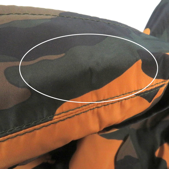 COACH Nylon jacket F28843 Main: 100% polyester, some parts: 99% nylon, some parts: 1% elastane (polyurethane) Khaki type mens M Used Authentic