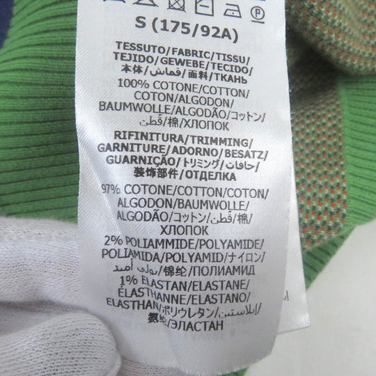 GUCCI Vest 653841 Main: 100% cotton, part: 97% cotton, part: 2% nylon, part: 1% polyurethane green mens S Used Authentic