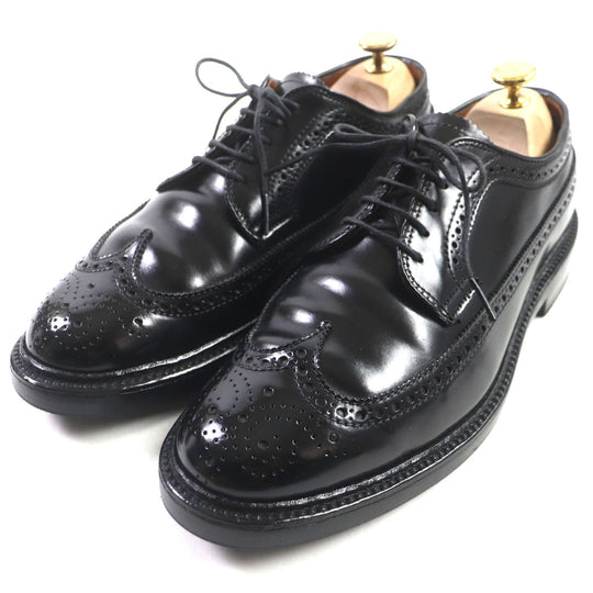 ALDEN Leather shoes 9751 Cordovan black mens 6 1/2 Used Authentic