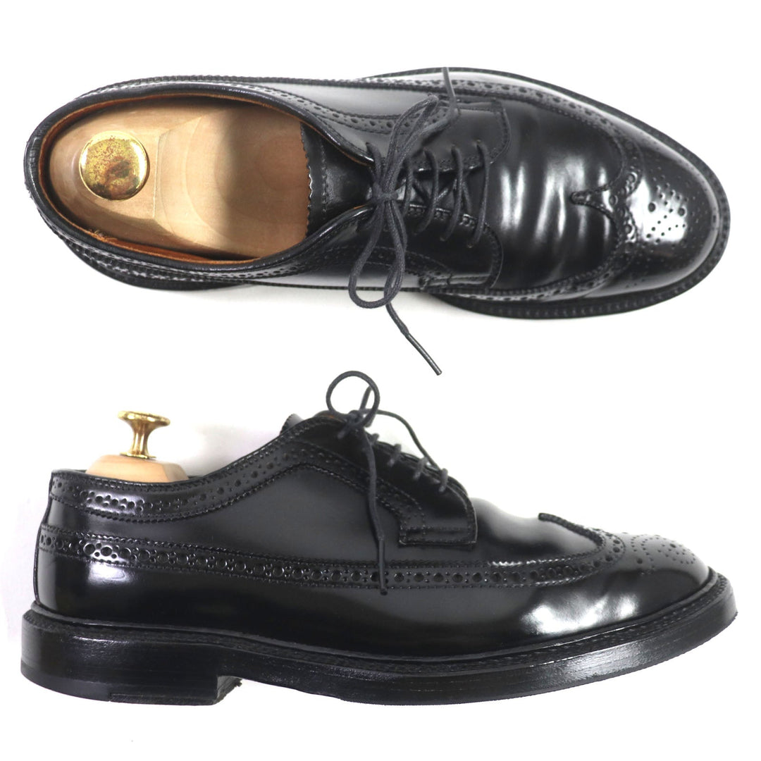 ALDEN Leather shoes 9751 Cordovan black mens 6 1/2 Used Authentic