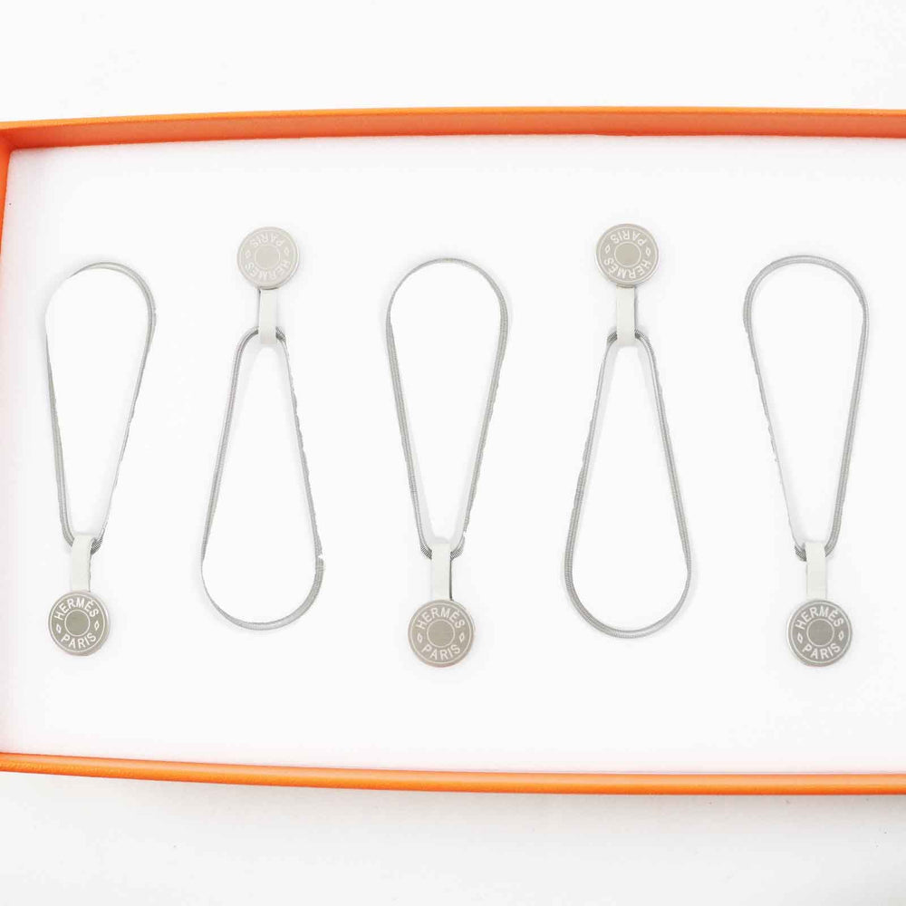 HERMES Other miscellaneous goods brass Silver Scarf Hanging Set Women Used Authentic