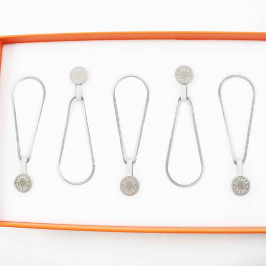 HERMES Other miscellaneous goods brass Silver Scarf Hanging Set Women Used Authentic