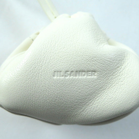 JIL SANDER Pouch J08WD0031 P4845 Main: Leather EGGSHELL RIPPLE POUCH Pouch Ripple Women Used Authentic