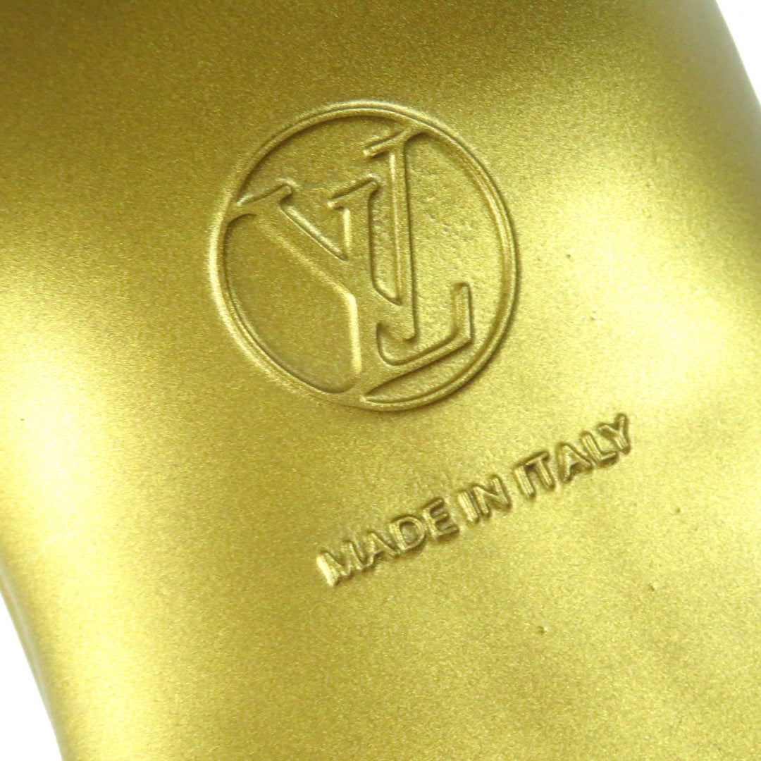 LOUIS VUITTON Ankle boots Main: Leather White Black Gold Arclight line Women 37 Used Authentic