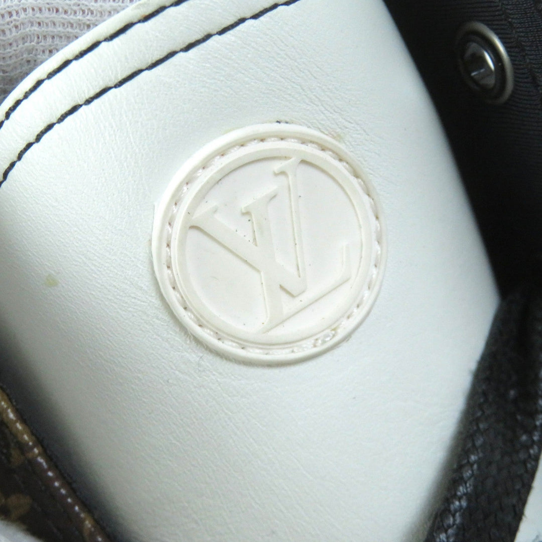 LOUIS VUITTON Ankle boots Main: Leather White Black Gold Arclight line Women 37 Used Authentic