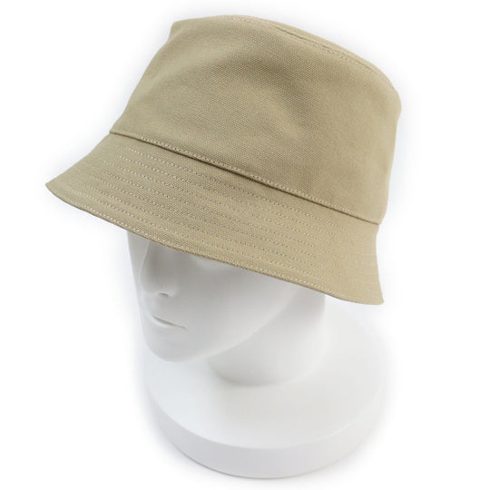 LOEWE hat K820HB1X19 Outer: 100% cotton, Part: Calfskin, Lining: 100% cotton beige mens Used Authentic