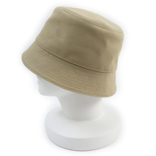 LOEWE hat K820HB1X19 Outer: 100% cotton, Part: Calfskin, Lining: 100% cotton beige mens Used Authentic