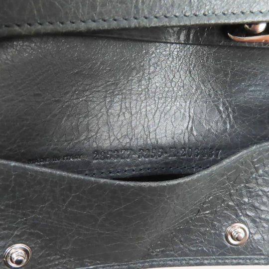 BALENCIAGA Key case Key holder  285377 Main: Leather gray Classic Continental mens Used Authentic