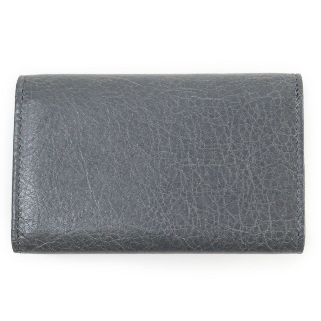 BALENCIAGA Key case Key holder  285377 Main: Leather gray Classic Continental mens Used Authentic