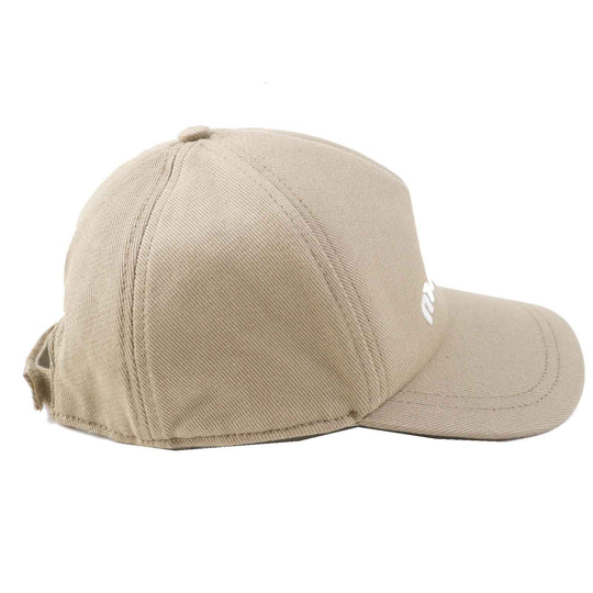 MIUMIU cap 5HC179 Main: 100% cotton beige Women M Used Authentic