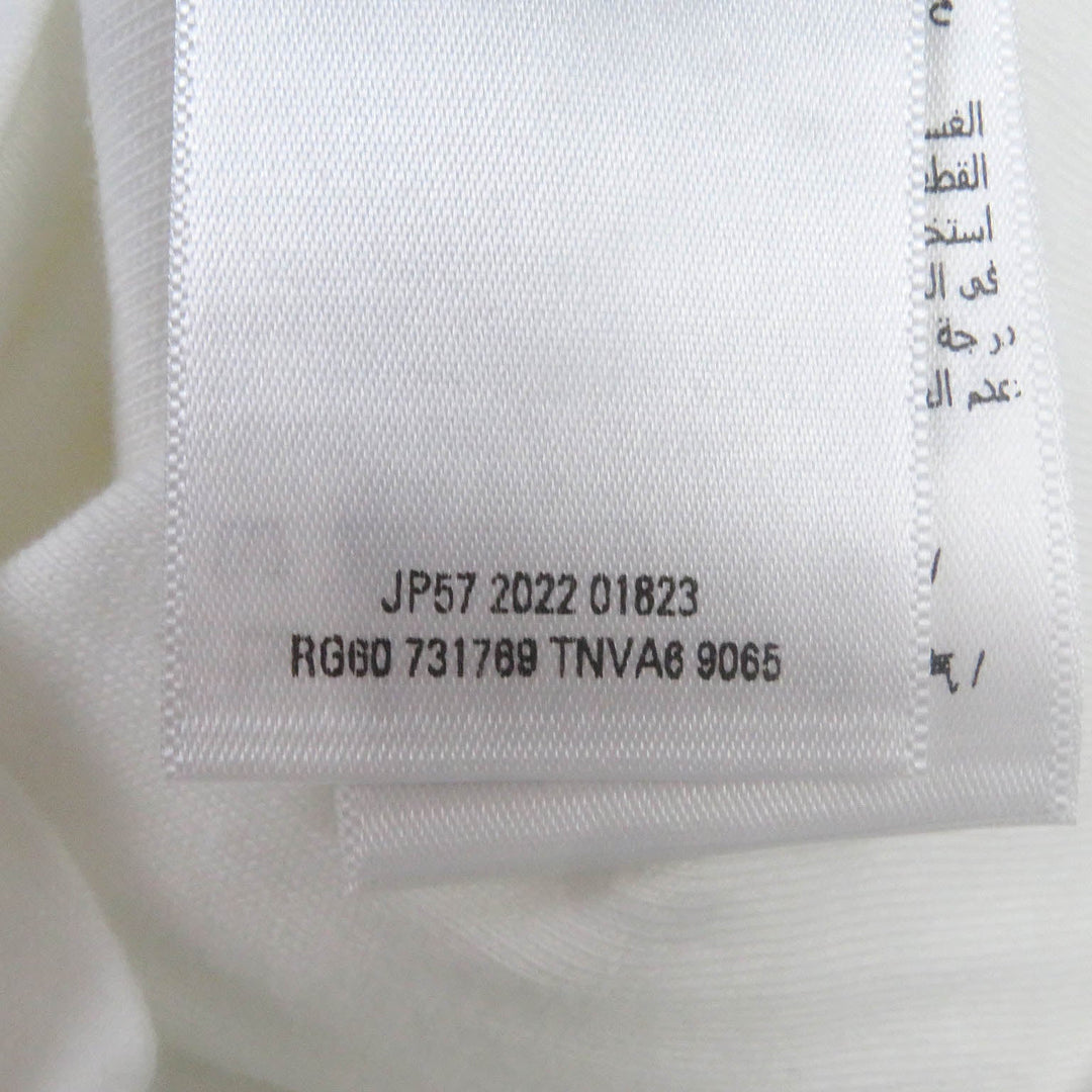 BALENCIAGA Short sleeve T-shirt 731369 Main: 100% cotton, Part: 96% cotton, Part: 4% polyurethane, Part: 100% polyester white Performance Logo Aditas Collaboration mens 1 Used Authentic