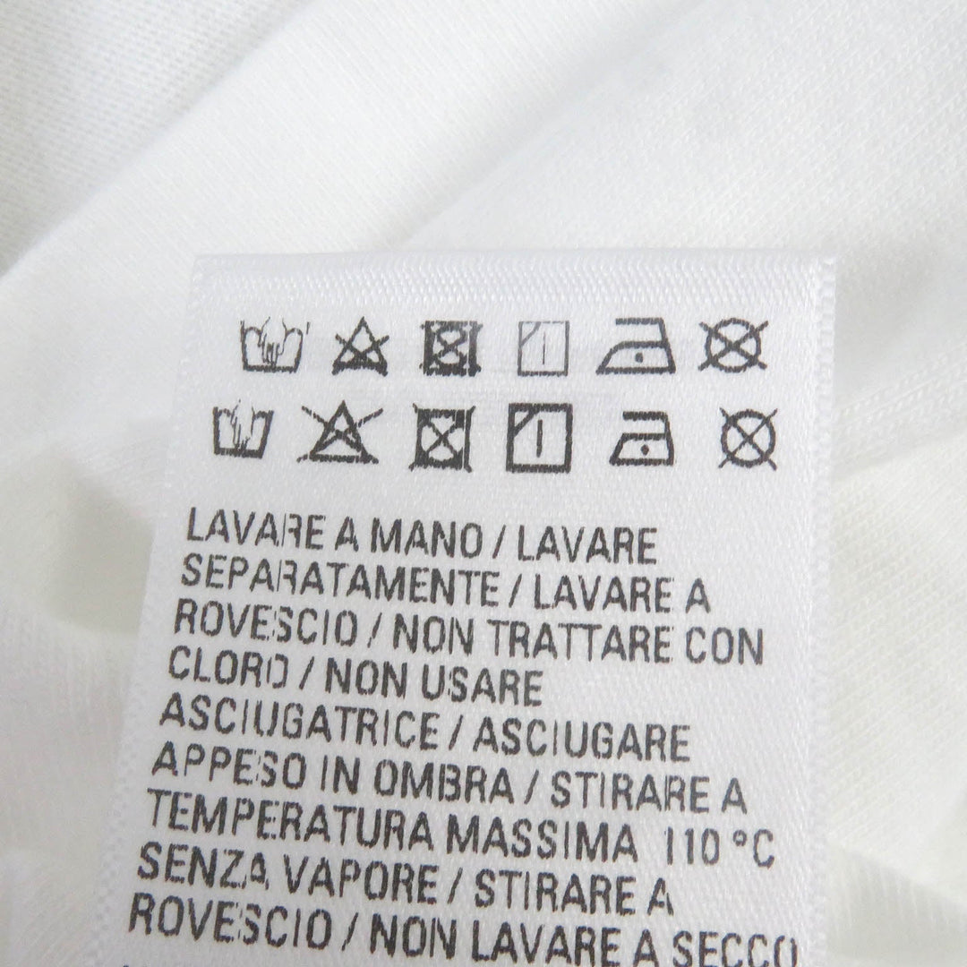 BALENCIAGA Short sleeve T-shirt 731369 Main: 100% cotton, Part: 96% cotton, Part: 4% polyurethane, Part: 100% polyester white Performance Logo Aditas Collaboration mens 1 Used Authentic