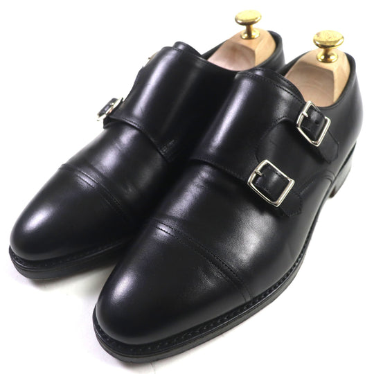 John Lobb Leather shoes 9795 Main: Leather black WILLIAM mens 6 Used Authentic