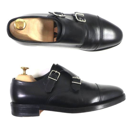 John Lobb Leather shoes 9795 Main: Leather black WILLIAM mens 6 Used Authentic