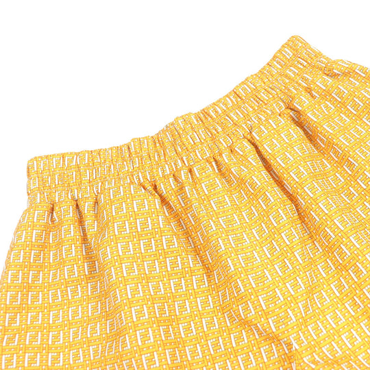 FENDI Shorts FAB230 Main: 100% polyester Orange mens S Used Authentic