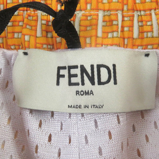 FENDI Shorts FAB230 Main: 100% polyester Orange mens S Used Authentic