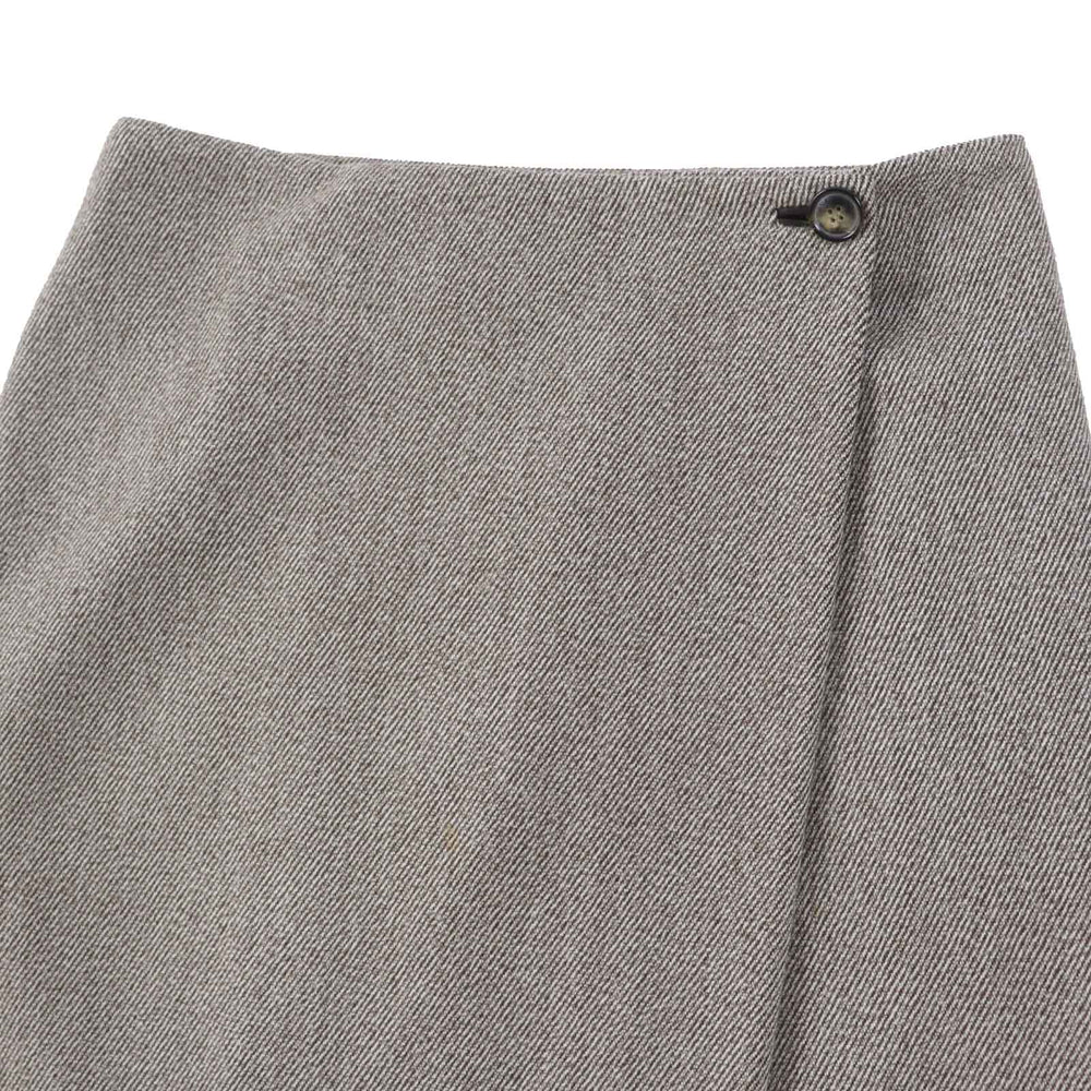 Loro Piana Wrap skirt Outer: 100% wool, Lining: 100% silk Brown type PECORA NERA Women 42 Used Authentic