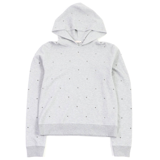 VALENTINO Hoodie IV3MF22U8PY Main: 71% cotton, Main: 2% polyester, 100% cotton gray mens L Used Authentic