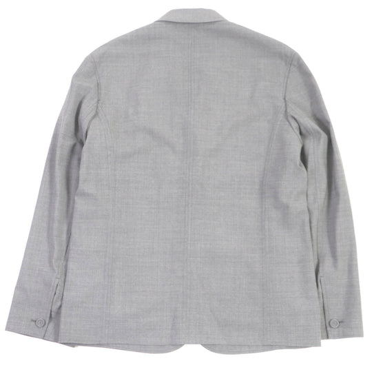 Dior HOMME tailored jacket 313C203A5725 Outer: 96% virgin wool, Outer: 4% elastane (polyurethane), Lining: 100% cupra gray mens 46 Used Authentic