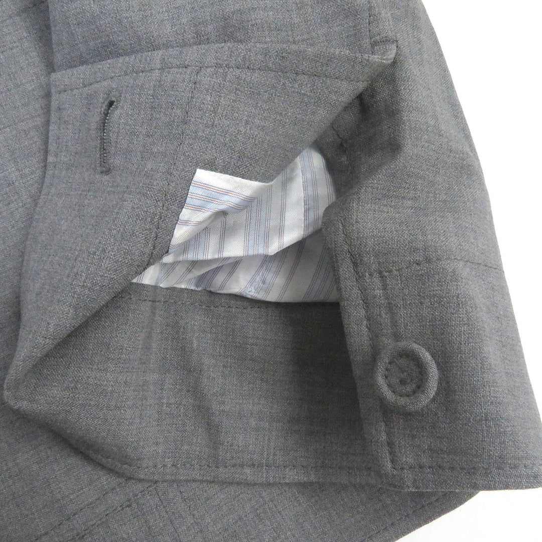 Dior HOMME tailored jacket 313C203A5725 Outer: 96% virgin wool, Outer: 4% elastane (polyurethane), Lining: 100% cupra gray mens 46 Used Authentic