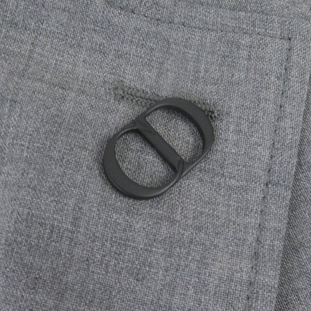 Dior HOMME tailored jacket 313C203A5725 Outer: 96% virgin wool, Outer: 4% elastane (polyurethane), Lining: 100% cupra gray mens 46 Used Authentic