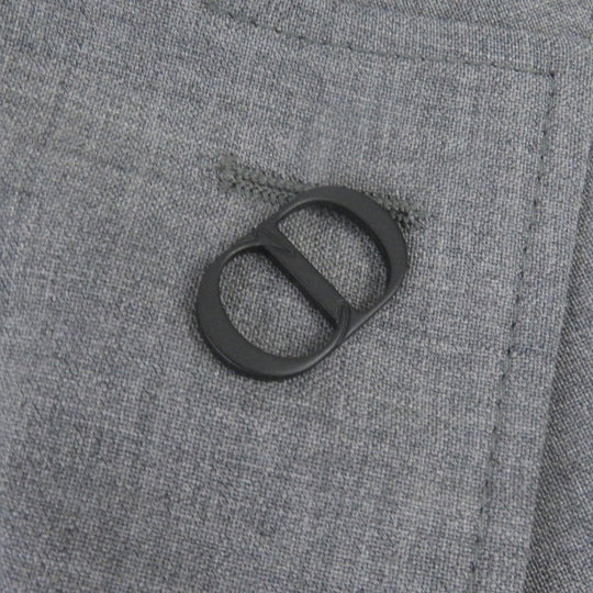 Dior HOMME tailored jacket 313C203A5725 Outer: 96% virgin wool, Outer: 4% elastane (polyurethane), Lining: 100% cupra gray mens 46 Used Authentic