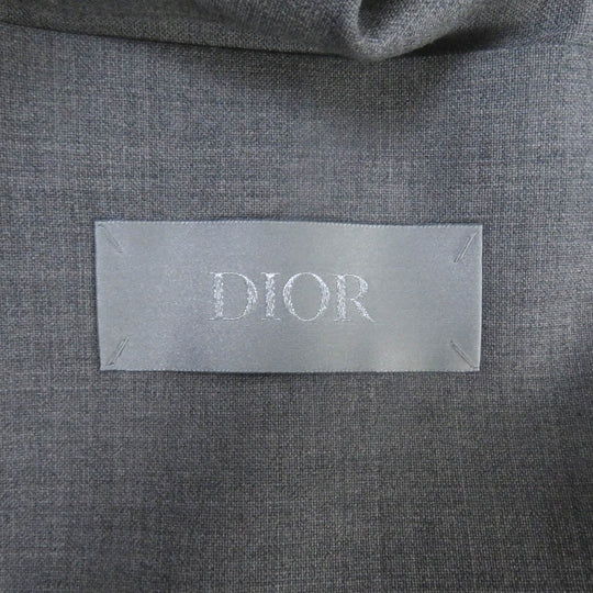 Dior HOMME tailored jacket 313C203A5725 Outer: 96% virgin wool, Outer: 4% elastane (polyurethane), Lining: 100% cupra gray mens 46 Used Authentic